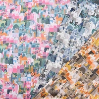 イタリア製　Liberty Fabrics 2024S/S Wildsmith’s Wonderful World　Urban Jungle