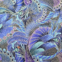 USA Cotton Sheeting Fabric Peacock