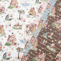 Cotton Sheeting Print Fabric Little Story Hansel and Gretel