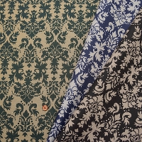 Water-repellent nylon oxford print fabric damask