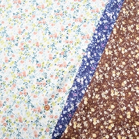 W width polyester satin print fabric flower