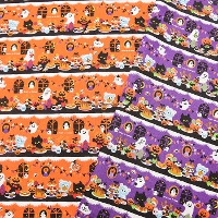 Cotton sheeting print fabric Halloween