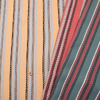 Polyester high-density satin print fabric stripe