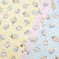 Cotton ox print fabric Chiikawa