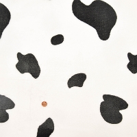 Made in China Microfur Print Fabric Cow