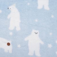 Made in China Microfur Print Fabric Polar Bear