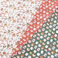 Cotton Scare Print Fabric - Christmas Birds