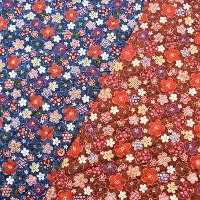 Cotton Japanese style print quilt fabric Sakura