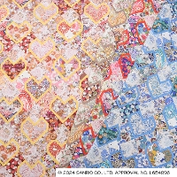 Liberty Fabrics 2024A/W Hello Kitty 50th Anniversary Collection Patchwork hearts